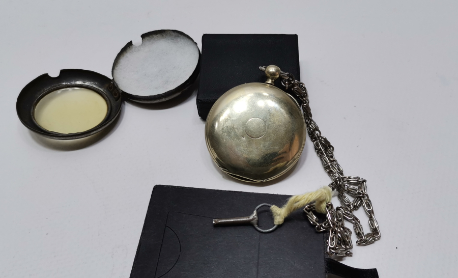 OSMANLI DÖNEMİ DENT LONDON MARKA KURMALI CEP SAATİ