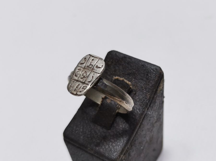 OSMANLI DÖNEMİ EBCEDLİ GÜMÜŞ TILSIM YÜZÜK