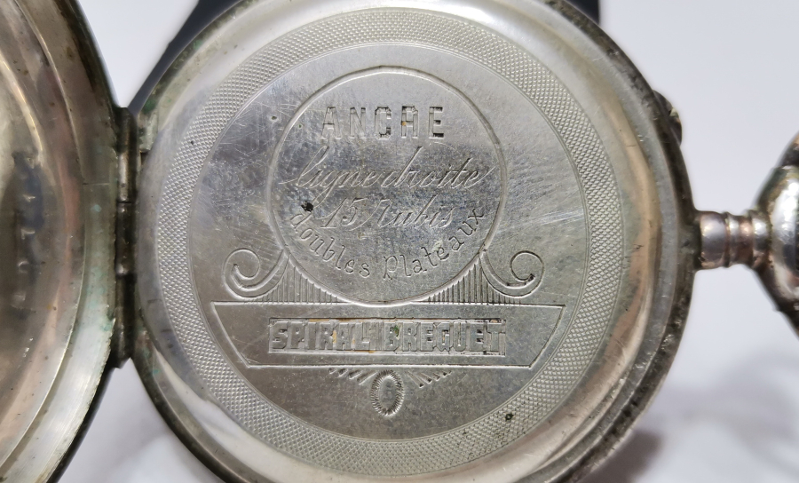 OSMANLI DÖNEMİ GÜMÜŞ KASA CEP SAATİ