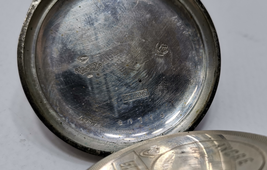 OSMANLI DÖNEMİ GÜMÜŞ KASA CEP SAATİ