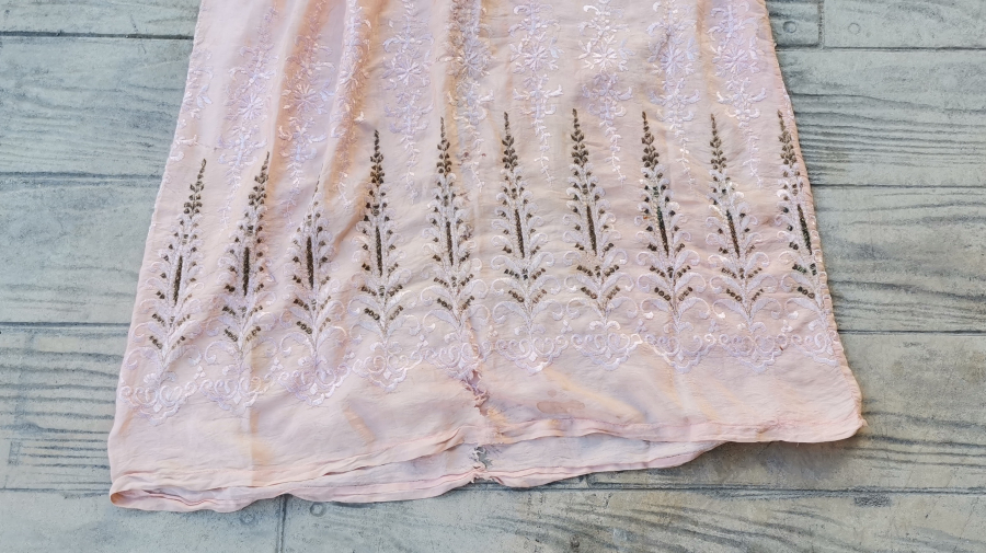 OSMANLI DÖNEMİ GÜMÜŞ SIRMA VE İPEKLİ BALIKESİR İŞİ GELİNLİK