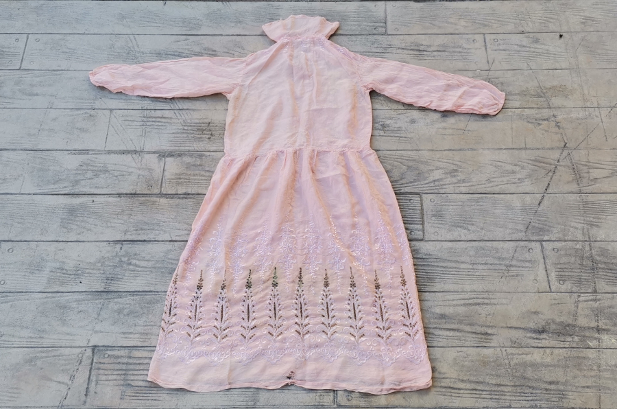 OSMANLI DÖNEMİ GÜMÜŞ SIRMA VE İPEKLİ BALIKESİR İŞİ GELİNLİK