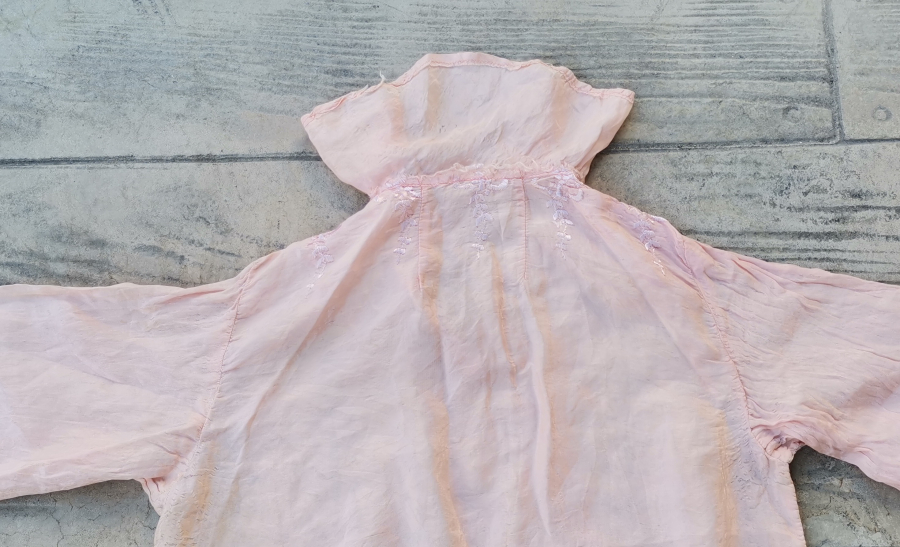 OSMANLI DÖNEMİ GÜMÜŞ SIRMA VE İPEKLİ BALIKESİR İŞİ GELİNLİK