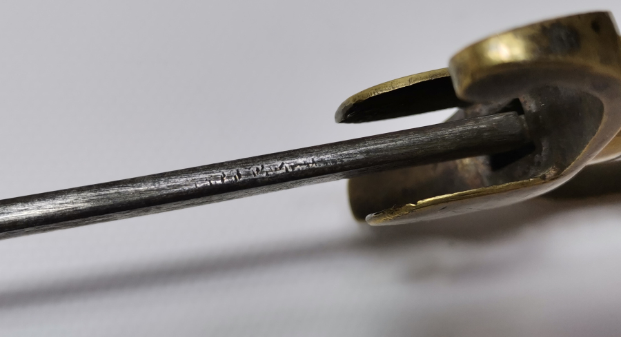 OSMANLI DÖNEMİ MÜSLÜMAN USTA DAMGALI ÇOK NADİR ÖZEL YAPIM SUBAY KILICI