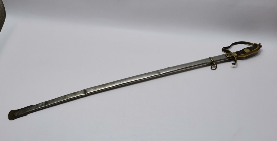 OSMANLI DÖNEMİ MÜSLÜMAN USTA DAMGALI ÇOK NADİR ÖZEL YAPIM SUBAY KILICI