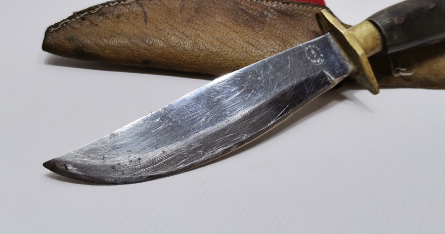 ÖZEL YAPIM BURSA İŞİ BOYNUZ SAPLI AVCI BIÇAĞI