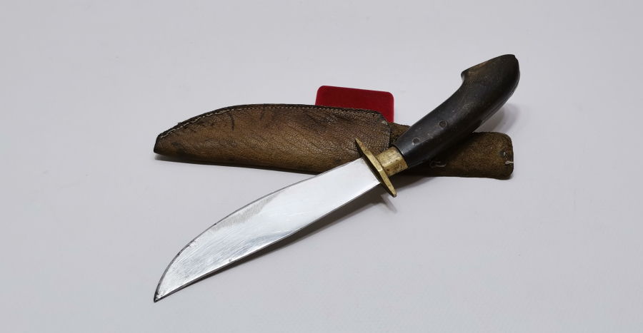 ÖZEL YAPIM BURSA İŞİ BOYNUZ SAPLI AVCI BIÇAĞI