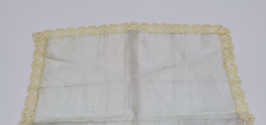 1. DÜNYA SAVAŞI DÖNEMİ EL İŞİ SELANİK YADİGARI İPEK MENDİL