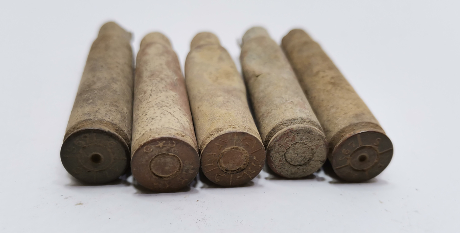 1. DÜNYA SAVAŞI DÖNEMİ OSMANLI MAVZER MERMİSİ KOVANLARI LOTU