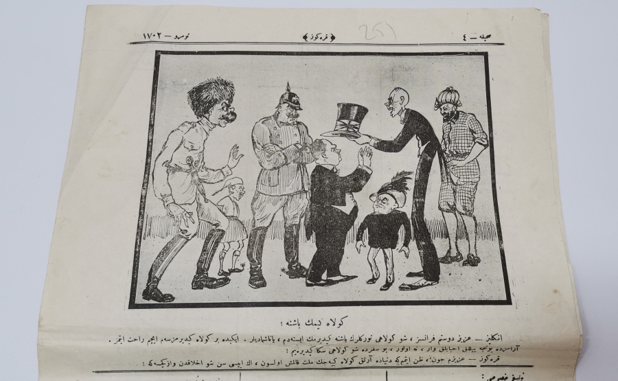 1925 TARİHLİ OSMANLICA YAZILI KARAGÖZ MİZAH DERGİSİ