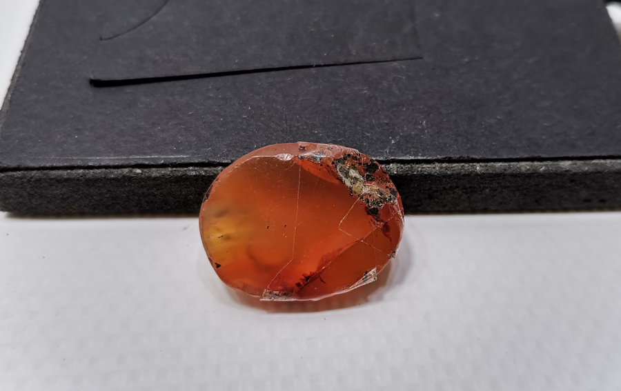 OSMANLI DÖNEMİ AKİK ÜZERİ EL KAZIMA YÜZÜK TAŞI