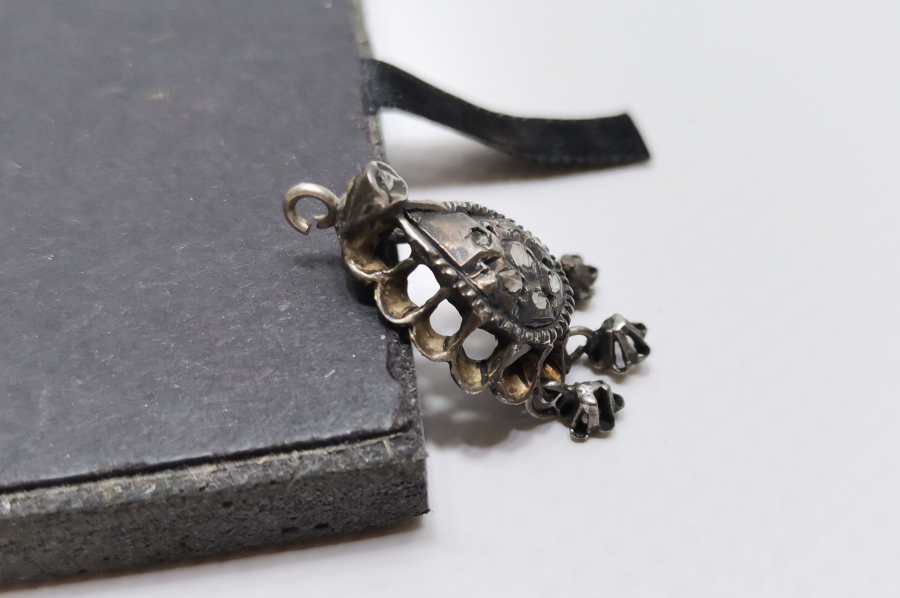 OSMANLI DÖNEMİ ELMAS TAŞLI ALTIN KOLYE UCU