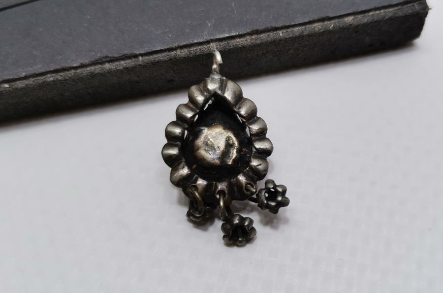 OSMANLI DÖNEMİ ELMAS TAŞLI ALTIN KOLYE UCU