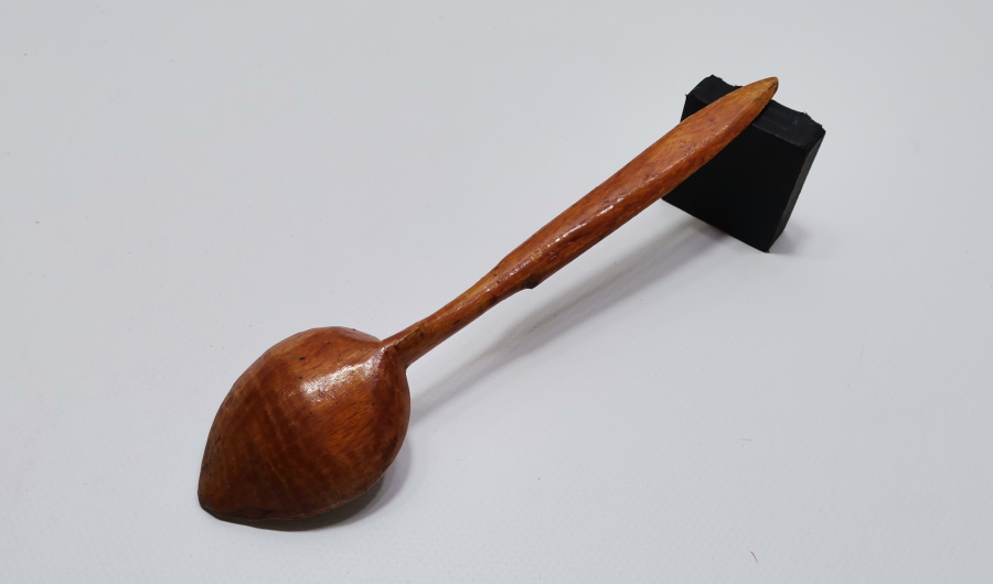 OSMANLI DÖNEMİ KÖK BOYALI TAHTA KAŞIK