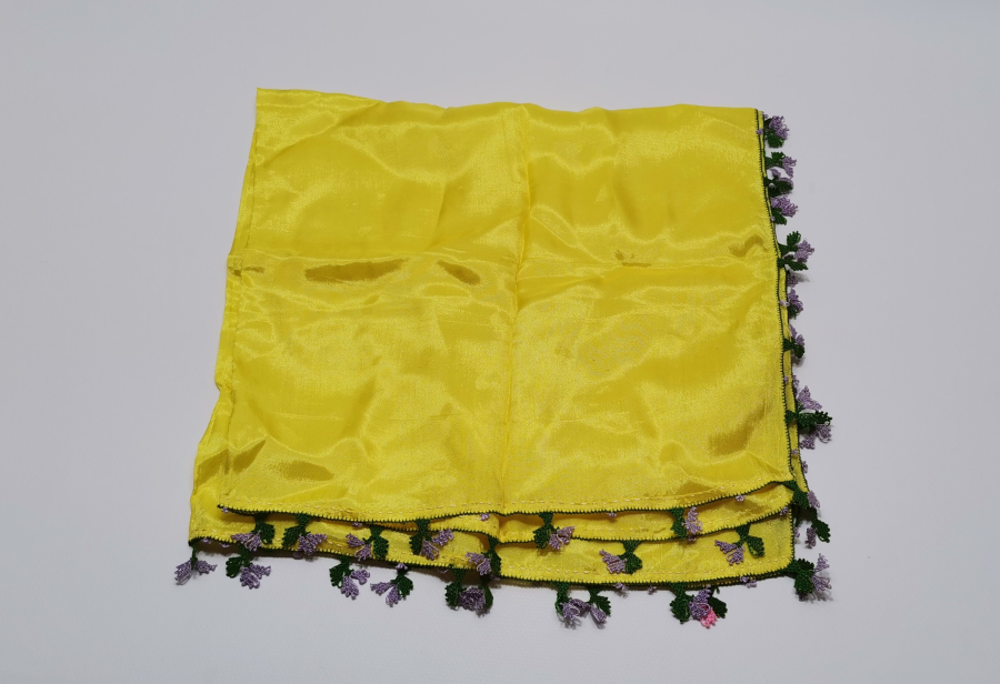 OSMANLI DÖNEMİ OYALI İPEK YAZMA