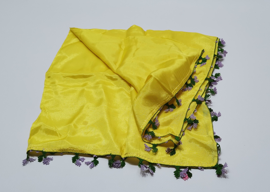 OSMANLI DÖNEMİ OYALI İPEK YAZMA