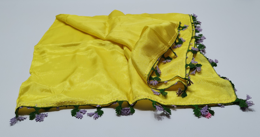 OSMANLI DÖNEMİ OYALI İPEK YAZMA