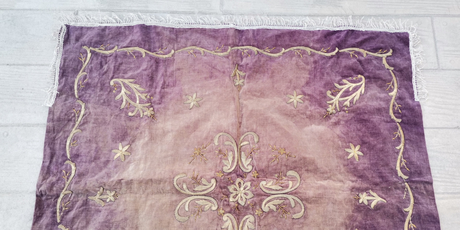 OSMANLI DÖNEMİ SIRMA İŞÇİLİKLİ GELİN BOHÇASI