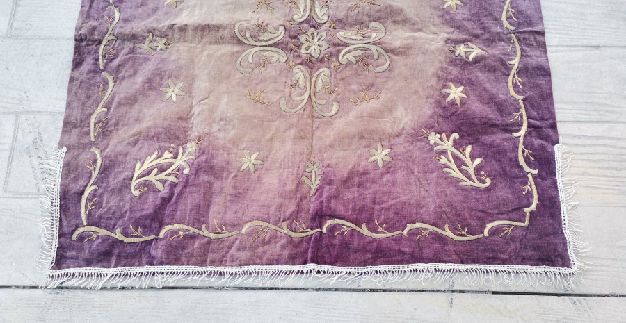 OSMANLI DÖNEMİ SIRMA İŞÇİLİKLİ GELİN BOHÇASI