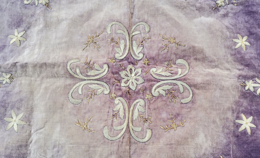 OSMANLI DÖNEMİ SIRMA İŞÇİLİKLİ GELİN BOHÇASI