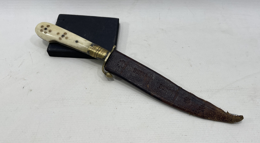 KEMİK SAPLI BURSA İŞİ KABADAYI KAMASI