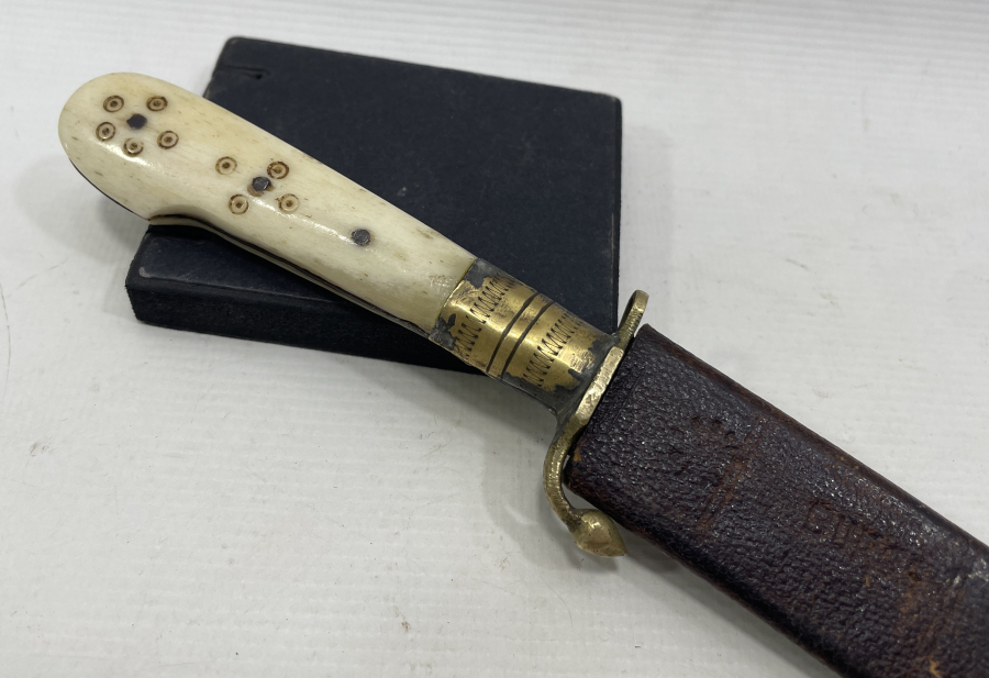 KEMİK SAPLI BURSA İŞİ KABADAYI KAMASI