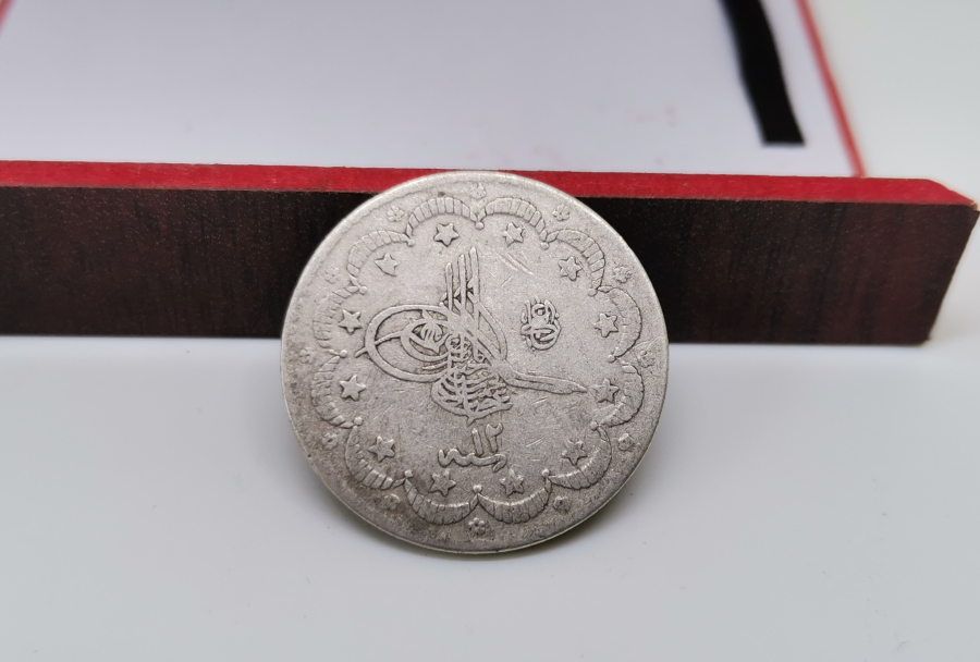 KOLEKSİYONLUK ABDÜLHAMİD HAN DÖNEMİ GÜMÜŞ 5 KURUŞ