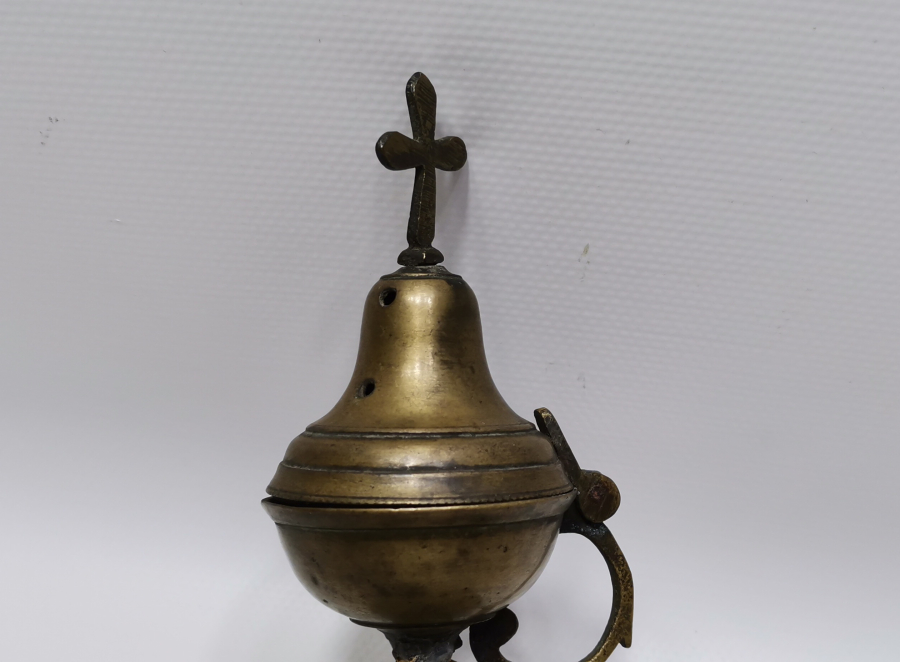 OSMANLI DÖNEMİ ERMENİ İŞİ SÜLEYMANİYE DAMGALI NADİR BUHURDANLIK