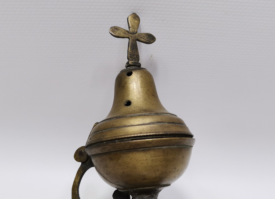 OSMANLI DÖNEMİ ERMENİ İŞİ SÜLEYMANİYE DAMGALI NADİR BUHURDANLIK