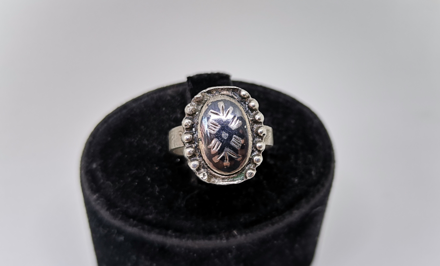 OSMANLI DÖNEMİ ÖZEL YAPIM SAVATLI GÜMÜŞ YÜZÜK