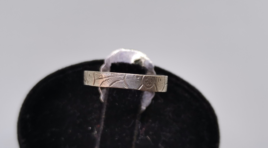 OSMANLI DÖNEMİ ÖZEL YAPIM SAVATLI GÜMÜŞ YÜZÜK