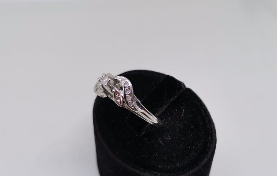 SALYANGOZ MODEL PIRLANTA TAŞLI ANTİKA YÜZÜK