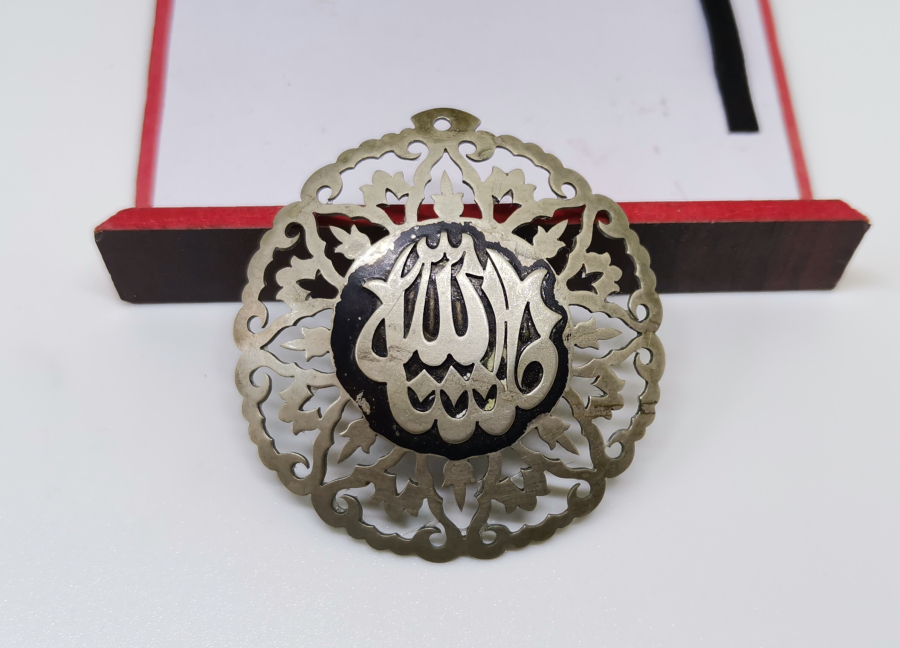 SAVAT VE TESTERE İŞÇİLİKLİ GÜMÜŞ KOLYE UCU