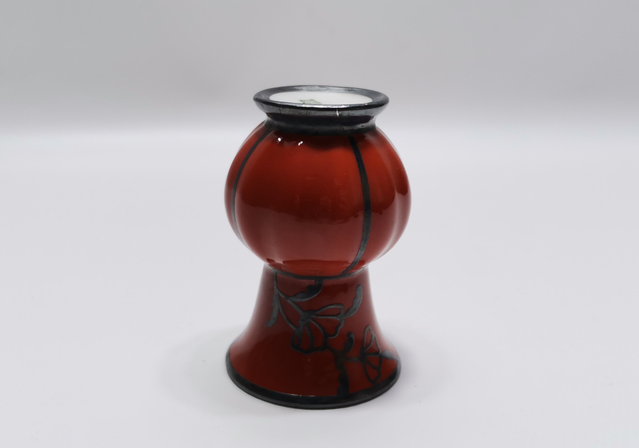 BAVARİA YAPIMI PORSELEN ÜZERİ GÜMÜŞ GEÇME ÖZEL YAPIM HOKKA