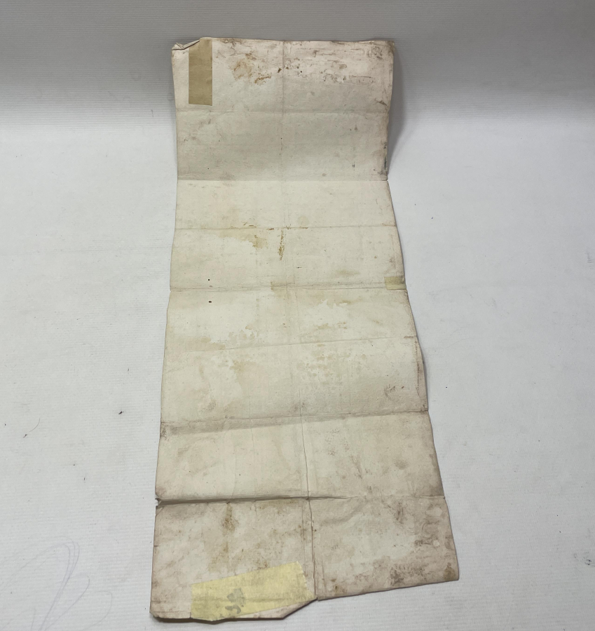 OSMANLI DÖNEMİ BÜYÜK BOY AHARLI KAĞIT EFEMERA