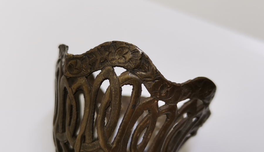 SÜLEYMANİYE İŞİ KABARTMA VE KALEM İŞÇİLİKLİ OSMANLI DÖNEMİ FİNCAN ZARFI