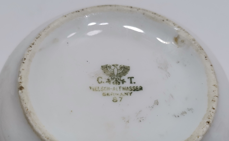 1. DÜNYA SAVAŞI DÖNEMİ 3 LÜ İTTİFAK PORSELEN KASE