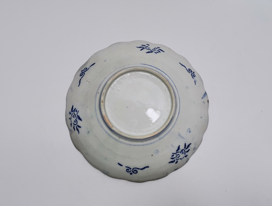 1900 BAŞLARI NADİR EL BOYAMA JAPON PORSELEN TABAK