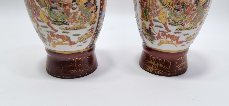 2 ADET ANTİKA ESKİ ÇİN VAZO