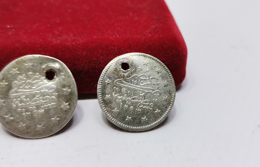 ABDÜLHAMİD HAN DÖNEMİ GÜMÜŞ 2 KURUŞ LOTU