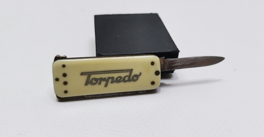 FİL DİŞİ SAPLI NADİR FORMDA ÇAKI