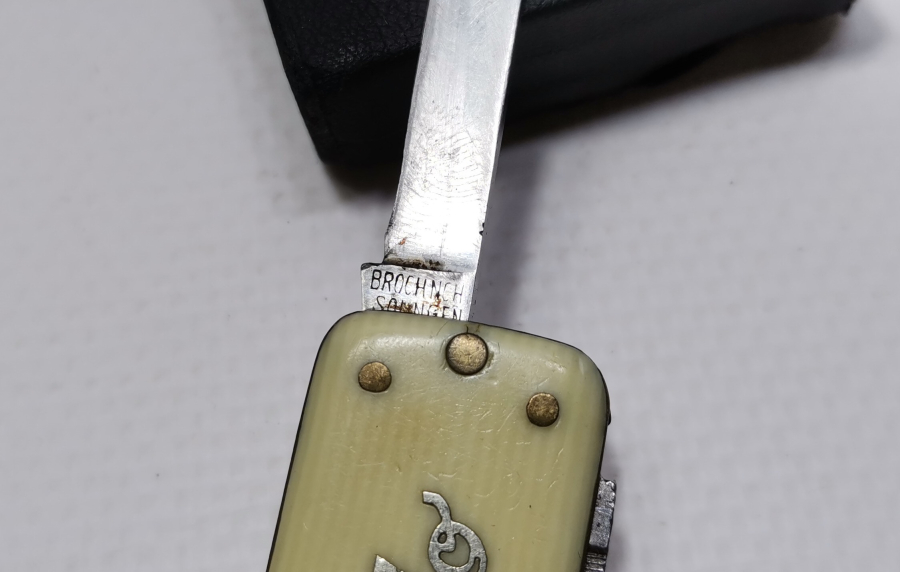 FİL DİŞİ SAPLI NADİR FORMDA ÇAKI