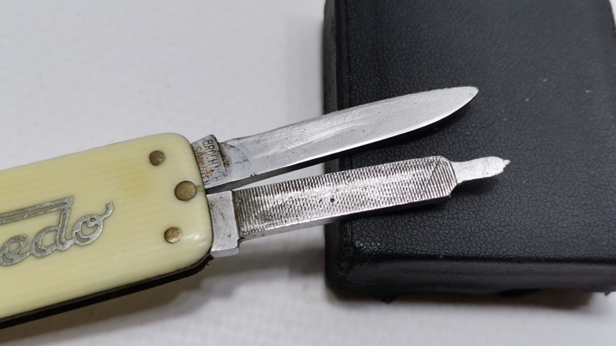 FİL DİŞİ SAPLI NADİR FORMDA ÇAKI