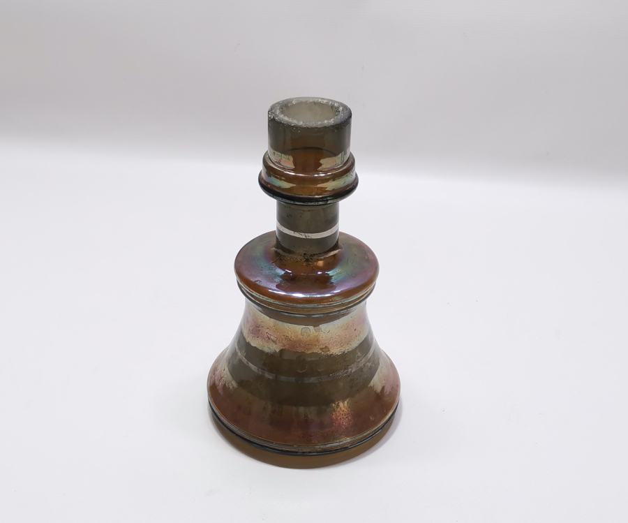 HAVAN ŞAMDAN FORMUNDA YAPILMIŞ OSMANLI DÖNEMİ NARGİLE ŞİŞESİ