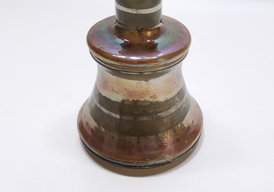 HAVAN ŞAMDAN FORMUNDA YAPILMIŞ OSMANLI DÖNEMİ NARGİLE ŞİŞESİ