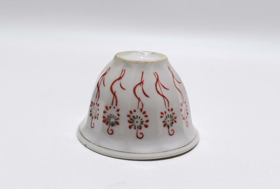 İÇİ ALTIN VARAKLI AY YILDIZLI OSMANLI DÖNEMİ ZARF FİNCANI