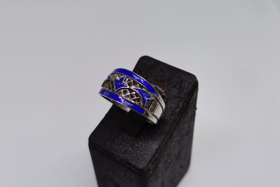 MİNE İŞÇİLİKLİ ANTİKA GÜMÜŞ YÜZÜK