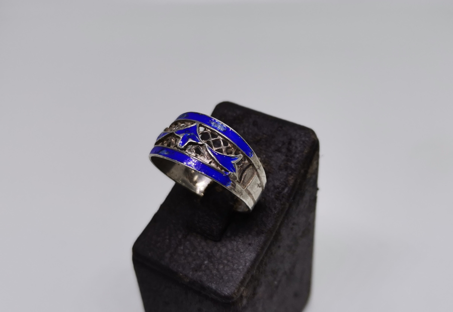 MİNE İŞÇİLİKLİ ANTİKA GÜMÜŞ YÜZÜK