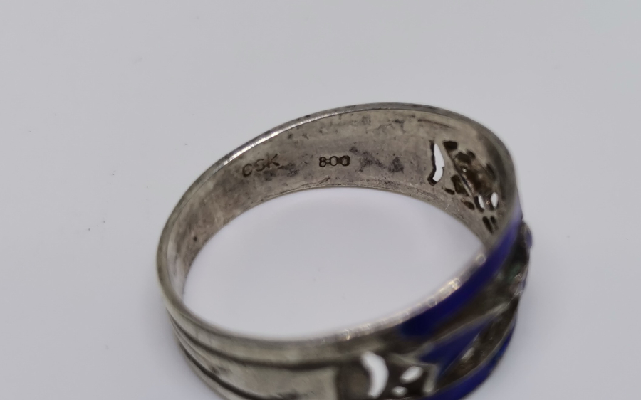 MİNE İŞÇİLİKLİ ANTİKA GÜMÜŞ YÜZÜK