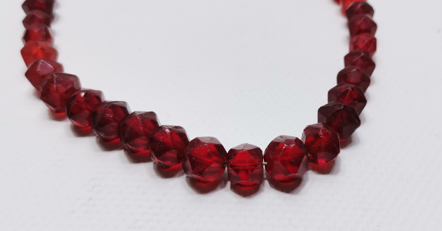 OSMANLI DÖNEMİ FASETA TAŞLI YÖRÜK KOLYESİ